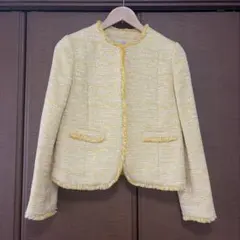 UNTITLED ノーカラージャケット M イエロー