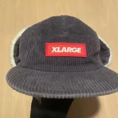 XLARGE 耳あて付きキャップ ネイビー