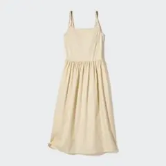 UNIQLO/コンビネーションブラキャミソールワンピース/丈短め