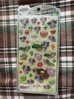 【正規品】【迅速発送】うるちゅるポップシール　パワーパフガールズ　パワパフ 緑