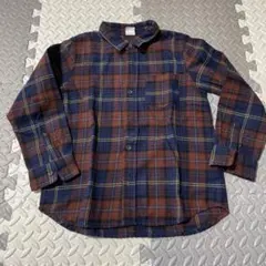 devirock 長袖シャツ 130サイズ チェック柄
