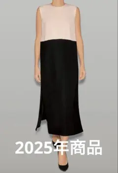 ヌード/ブラック ノースリーブワンピース Mのサムネイル