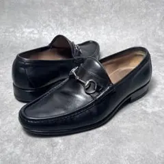 R*o様 【美品】GUCCI ホースビットローファー ブラック 40E