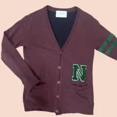 レタードカーディガン