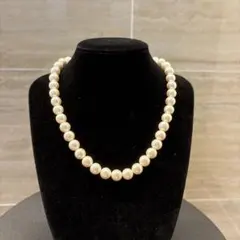 ヴィンテージ　ホワイトパールネックレス