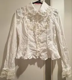 Angelic Pretty ハニーシャーリング付け袖ブラウス 白 シロ - メルカリ