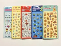 ぷくぷくシール ディズニー 他 5枚セット
