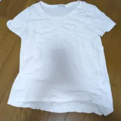 ホワイト 半袖 Tシャツ コットンのサムネイル