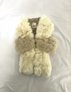 《お値下げしました》Casselini ファー素材 リボン付きマフラー