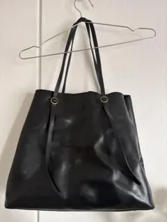 Polo Ralph Lauren 黒 レザートートバッグ