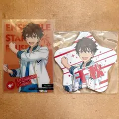 あんスタ 星型ビッグ缶バッジ クリアカードコレクション 守沢千秋 セット