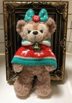 シェリーメイぬいぐるみバッジ　クリスマス