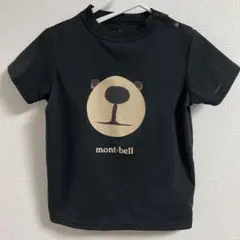 mont-bell クマ顔プリント Tシャツ 90