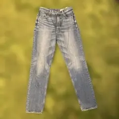 Moussyストレートデニム サイズ27 ライトブルー