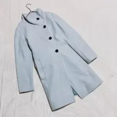 MK ミッシェルクラン ＊ コート アウター ロング丈 (38) グレー系