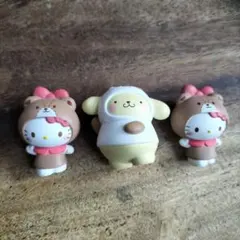 ハローキティ ポムポムプリンなかよしきぐるみ フィギュア 3体セット