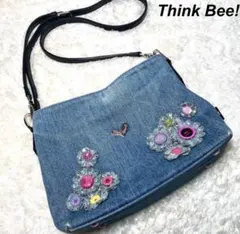 Think Bee! デニム ショルダーバッグのサムネイル