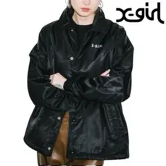 X-girl SMART LOGO COACH JACKET ナイロンジャケット