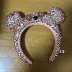 クマ耳　ティム　スパンコールカチューシャ