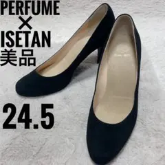 Perfume × ISETAN パンプス　ピンヒール　黒　24.5cmのサムネイル