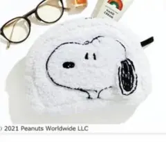 スヌーピー【未使用】ふわふわポーチ
