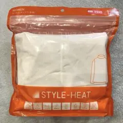 新品【GU】STYLE-HEAT タートルネック長袖Tシャツ Lサイズ ホワイト