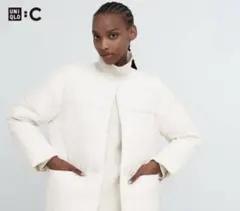 UNIQLO:C ライトダウンジャケット オフホワイト M