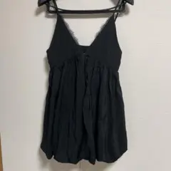 JEANASIS バルーンキャミ　ブラック　F