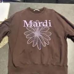 Mardi Mercredi スウェット ブラウンのサムネイル
