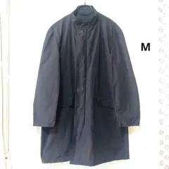 Intermezzo ステンカラーコート 黒 古着 カジュアル US古着 M
