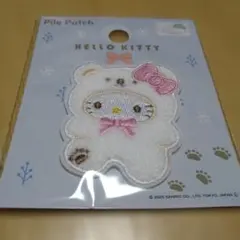 サンリオパイルワッペン　キティちゃん