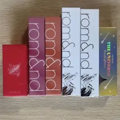 【新品未開封】 ロムアンド　リップ・グリッター・ブロウマスカラ 【6点セット】③