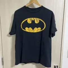 古着 バットマンロゴ Tシャツ 黒