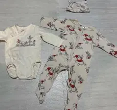 H&M ロンパース くまのプーさん ディズニー 帽子 肌着セット