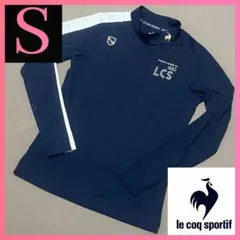 ルコックスポルティフゴルフ スリーブラインモックネック長袖シャツ S秋冬