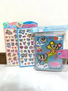 エンジェルブルーうるちゅるシール風とシール帳セット❤︎