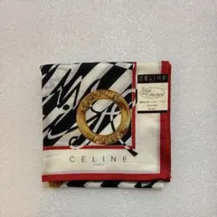 CELINE シルクハンカチ 58cm x 58cm