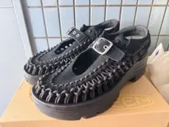 ☆keen☆ノワールケイニノミヤ コラボ レディース サンダル 25cm 黒
