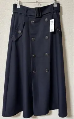 タグ付き・新品未使用　ITS'DEMO ネイビー トレンチスカート Mサイズ