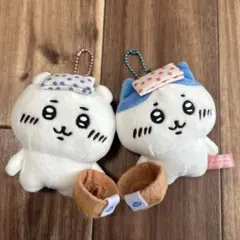 ちいかわ　ハチワレ　温泉地限定　ぬいぐるみチェーン