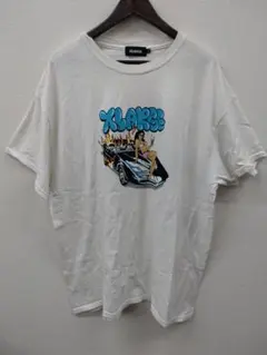 (6)XLARGE グラフィックプリント Tシャツ ホワイト