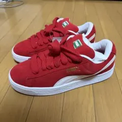新品未使用 PUMA SUEDE XL スニーカー レッド 28cm