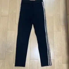 黒 サイドストライプ パンツ 160サイズ