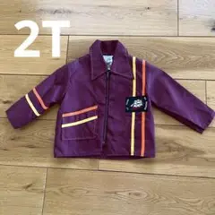 美品！キッズヨーロッパ古着ナイロンジャケット2T