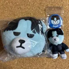 TREASURE KRUNK ドヨン 3点 まとめ売り ぬいぐるみ 缶バッジ