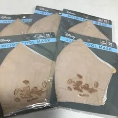 Disney 3D Cloth Mask Chip & Dale 5枚セットのサムネイル