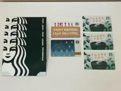 スターバックス スタバカード 5枚まとめ売り PIN削り済み