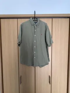 POLO RALPH LAUREN リネンシャツ 半袖 グリーンのサムネイル