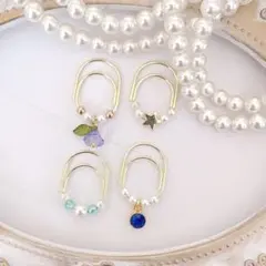 4点セット ペーパークリップ saving バインダー貯金 クリップ