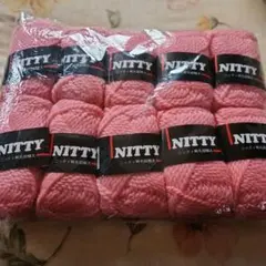 NITTY ピンク毛糸 10個入り